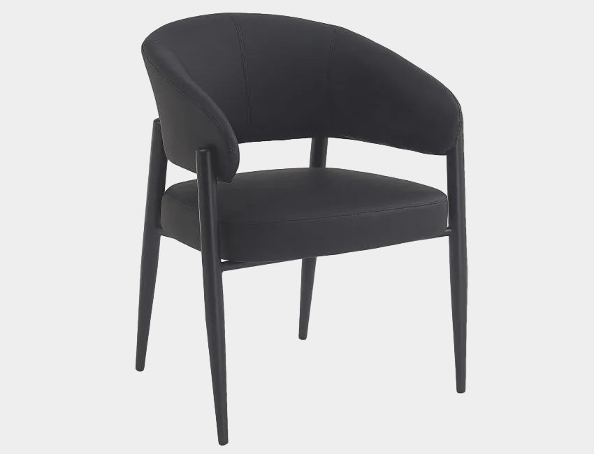 Bronson Dining Chair - Set of 2 in Black and Black