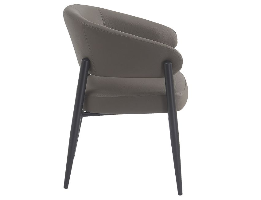 Bronson Dining Chair - Set of 2 in Stone and Black
