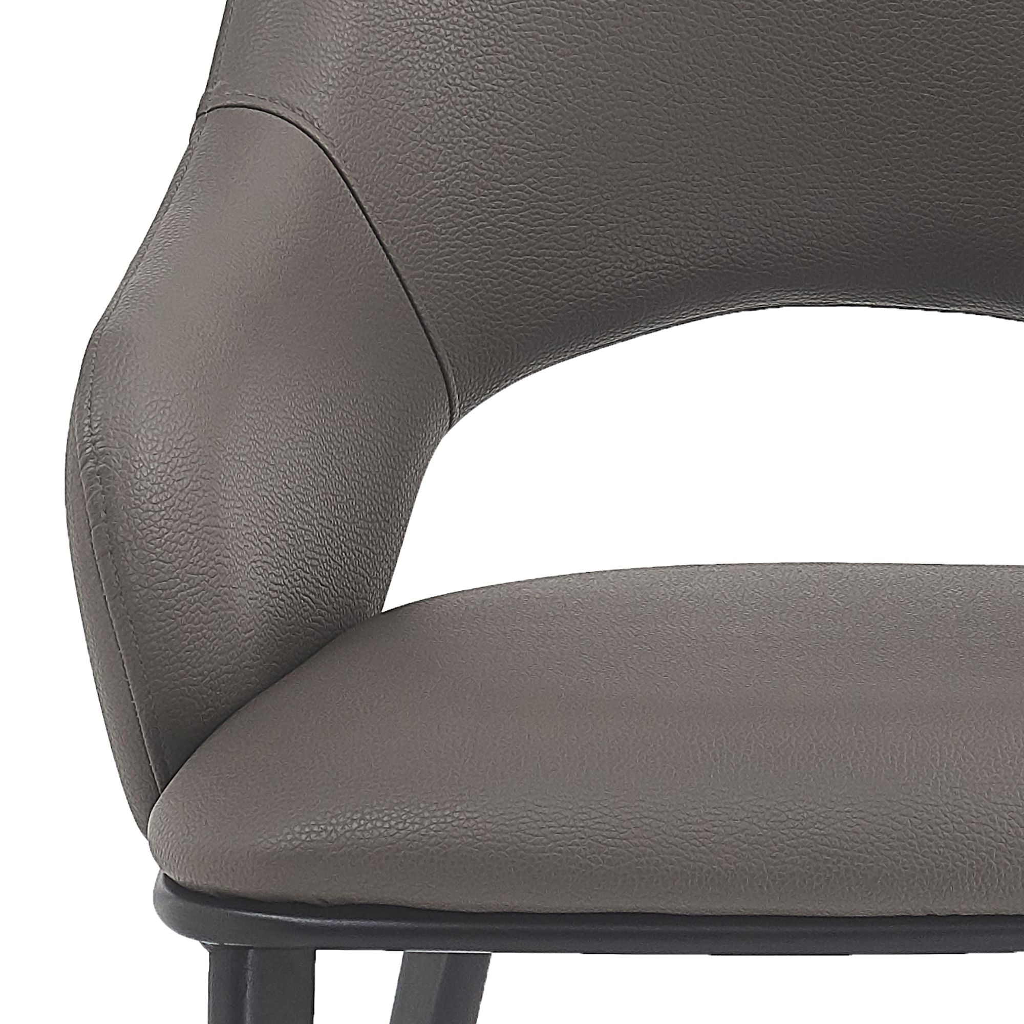 Denzel Dining Chair - Set of 4 in Stone and Black