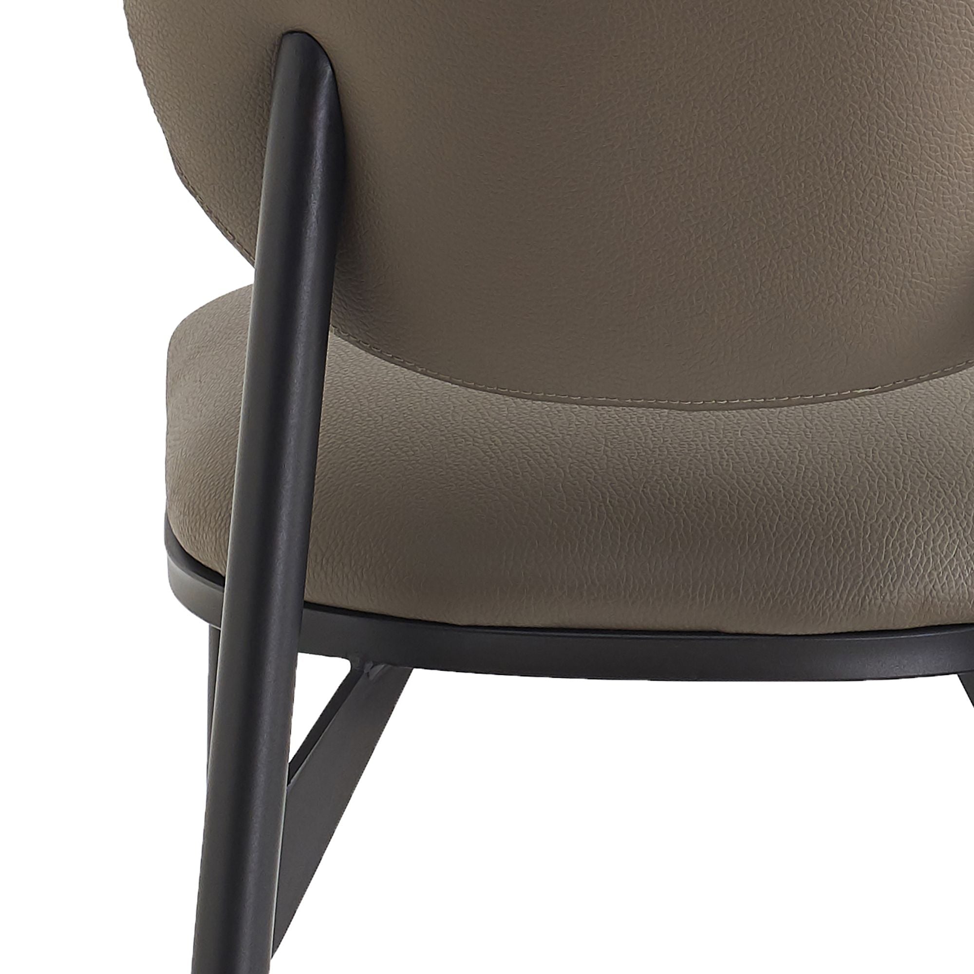 Gideon Dining/Lounge Chair, Set of 4 in Black and Black