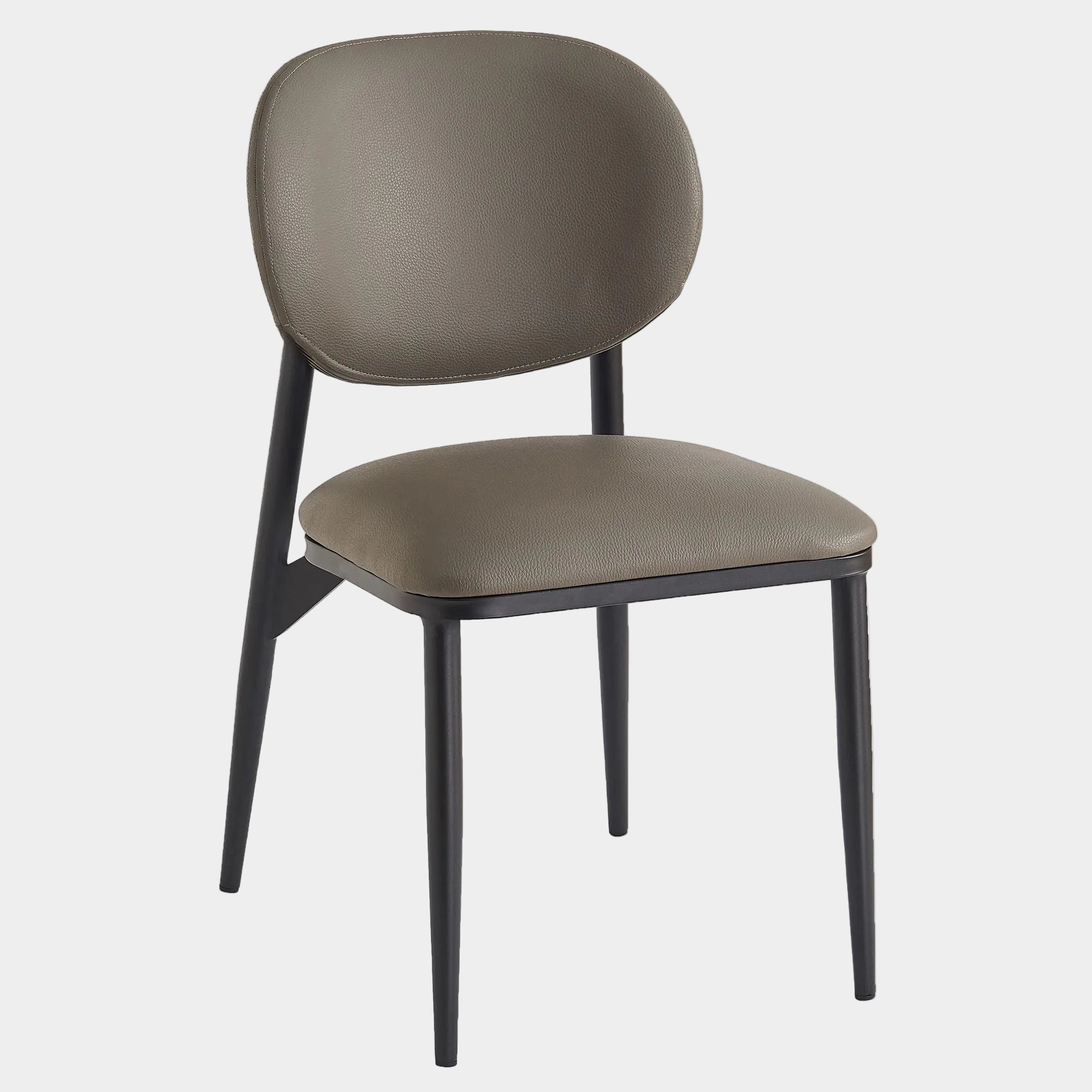 Gideon Dining/Lounge Chair, Set of 4 in Black and Black