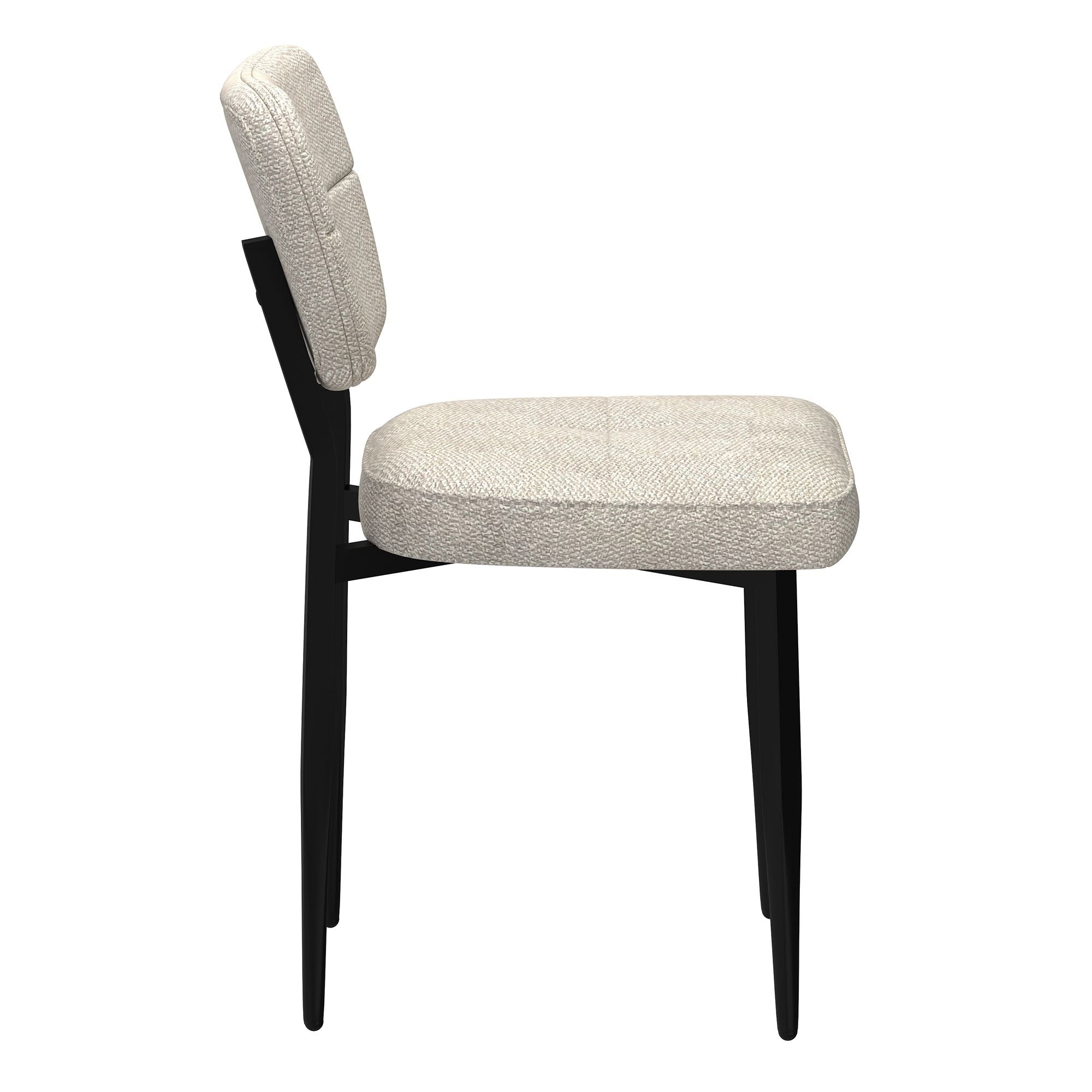 Zeke Dining Chair, set of 2, in Beige and Black