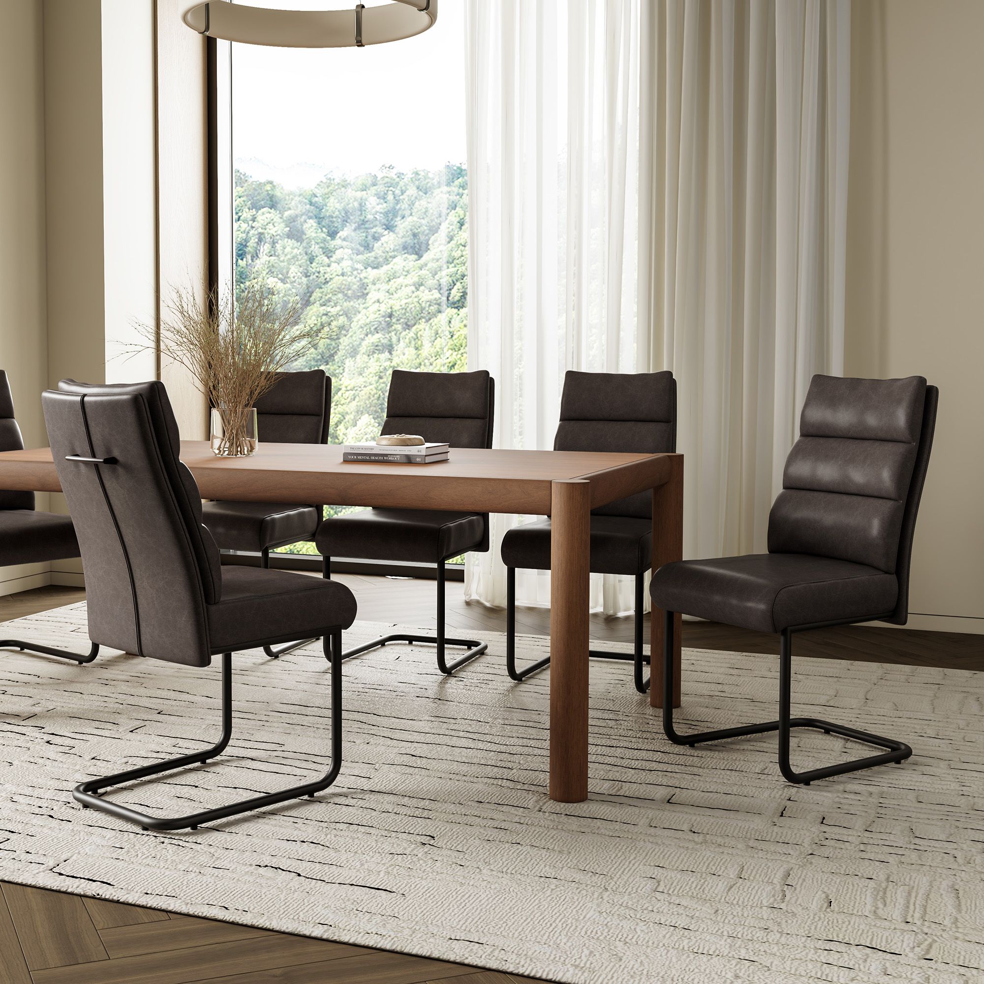 Brodi Dining Chair, (PU Leather) Set of 2