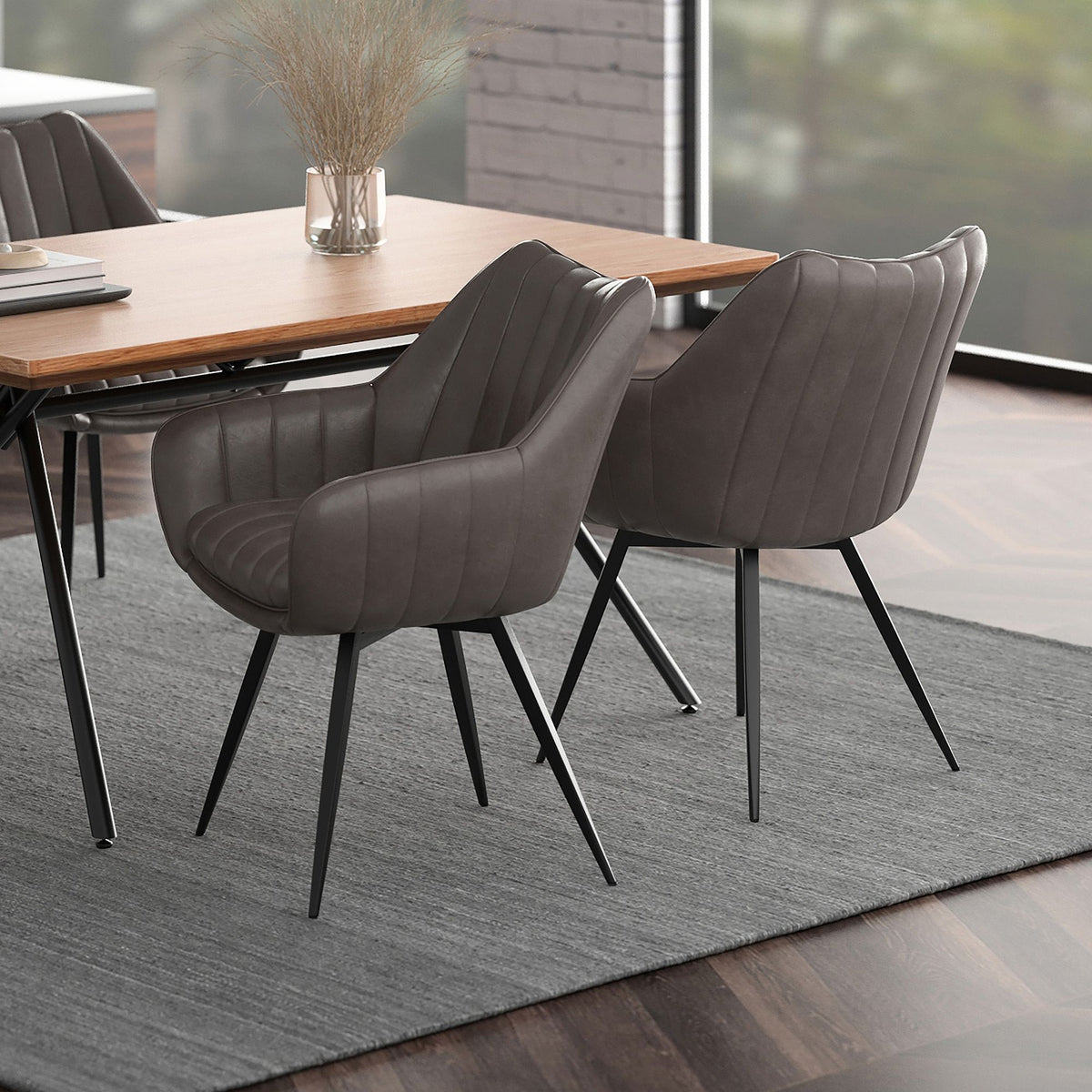 Talon Swivel Dining and Accent Chair, set of 2