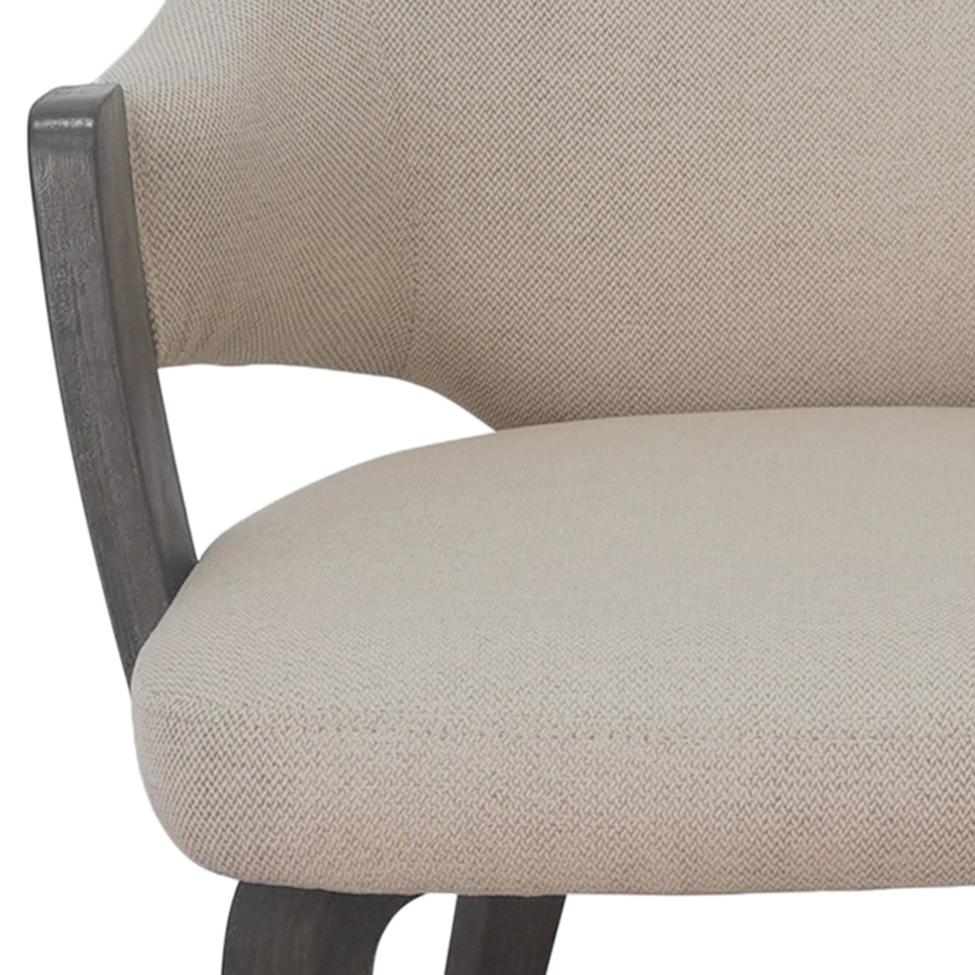 Freya Dining/Lounge Chair (Dark Walnut & Natural Wood Legs)