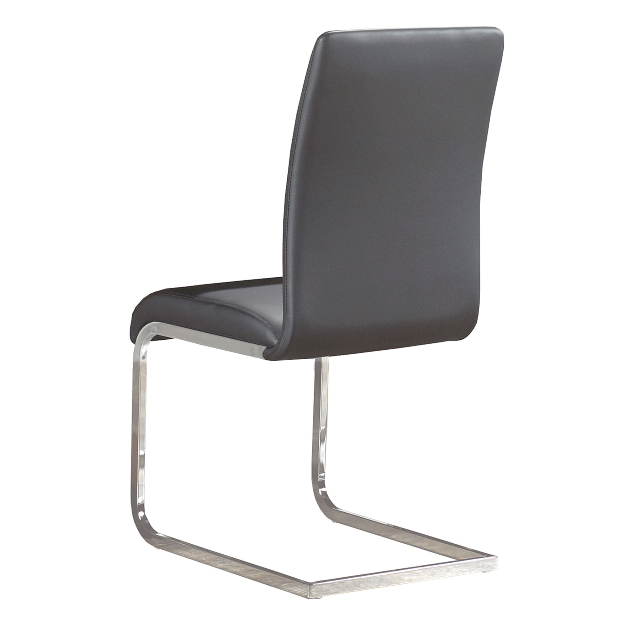 Maxim Dining Chair, set of 2, in Grey and Chrome