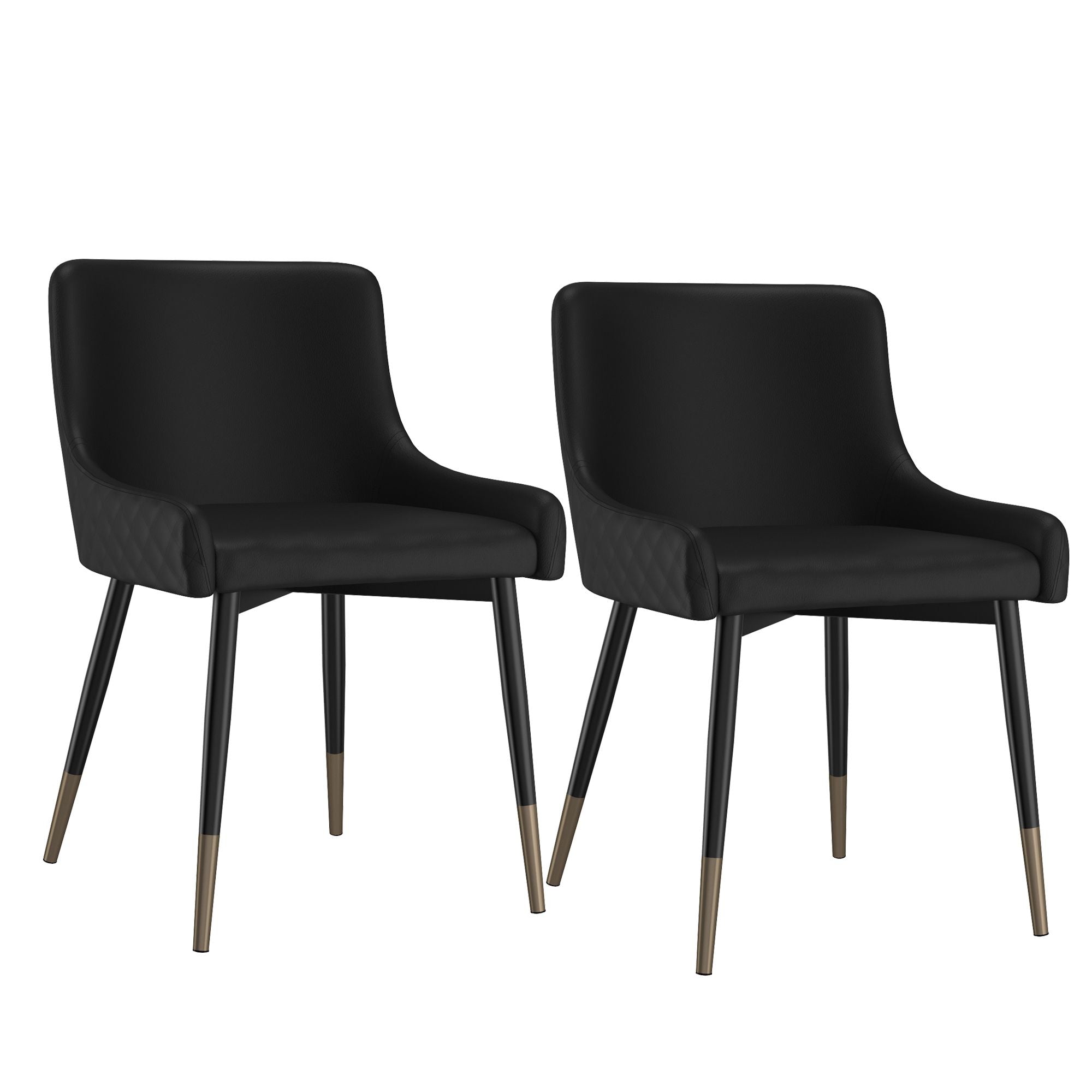 Xander Dining Chair, set of 2, in Black