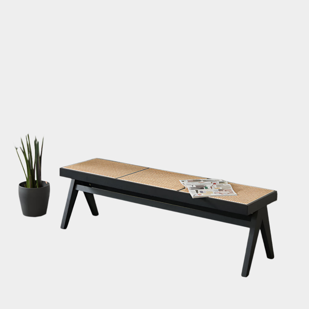 CAPELA - Black Wood Bench