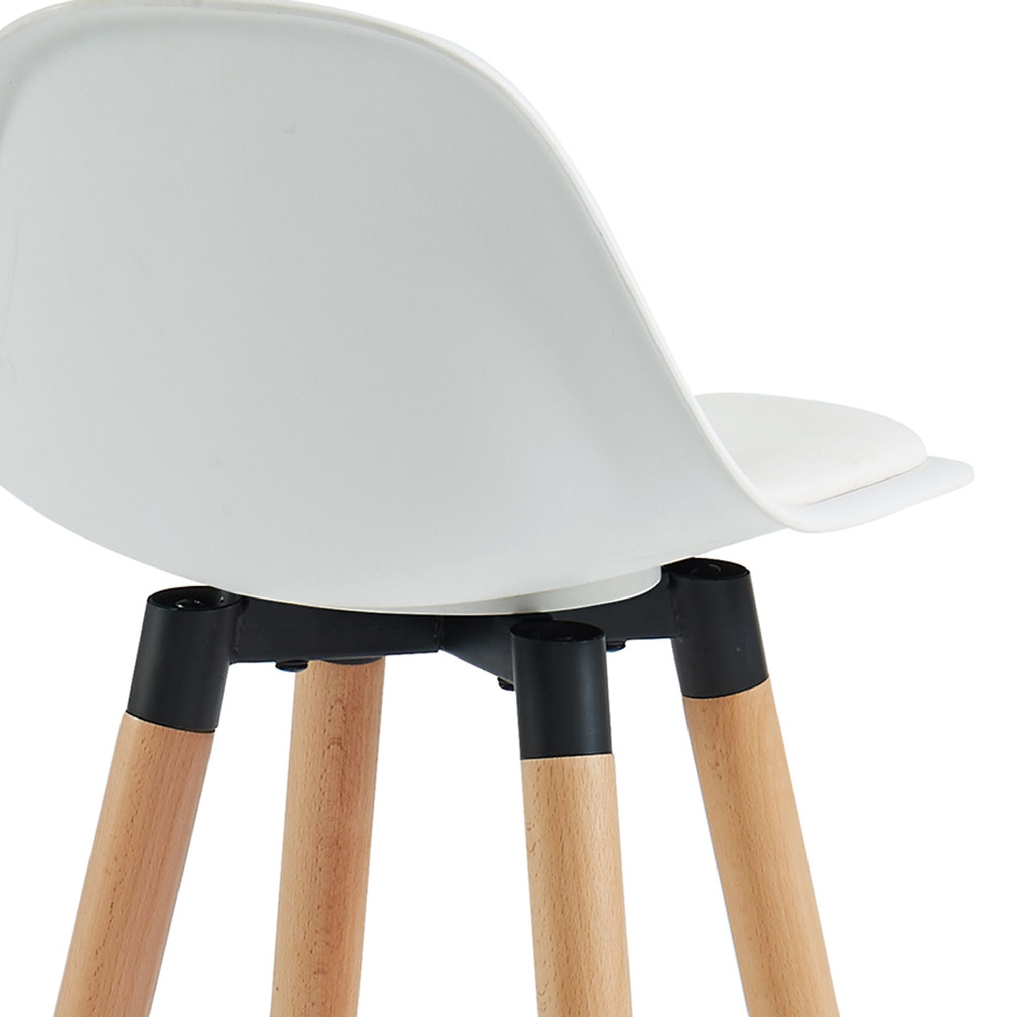 Diablo 26" Counter Stool, set of 2, in White and Natural