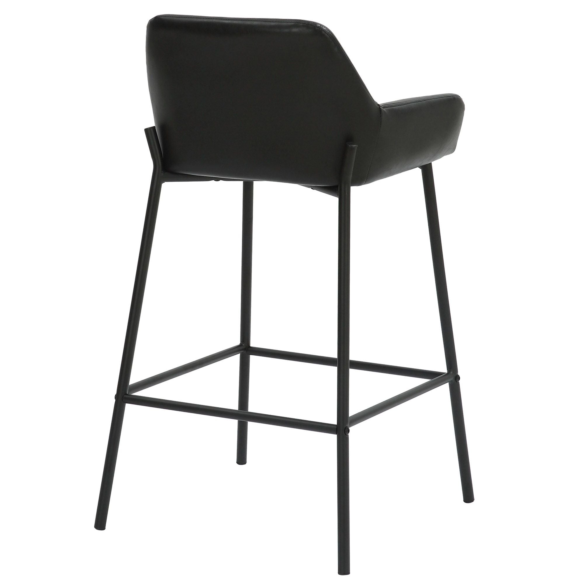 Baily 26" Counter Stool, set of 2, in Black