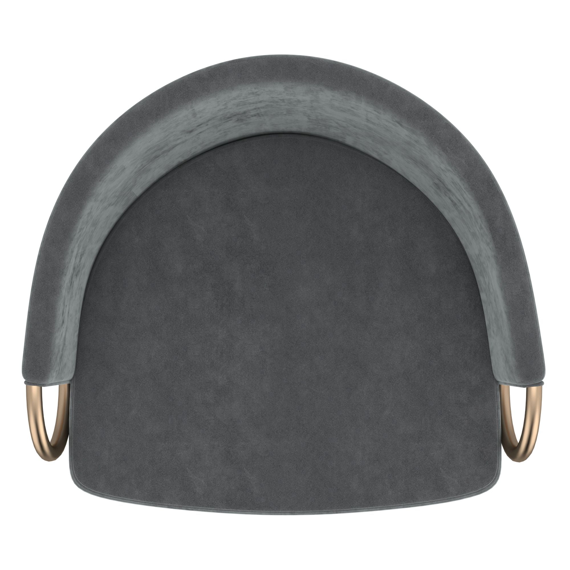 Lavo 26" Counter Stool, set of 2, in Grey and Black and Gold