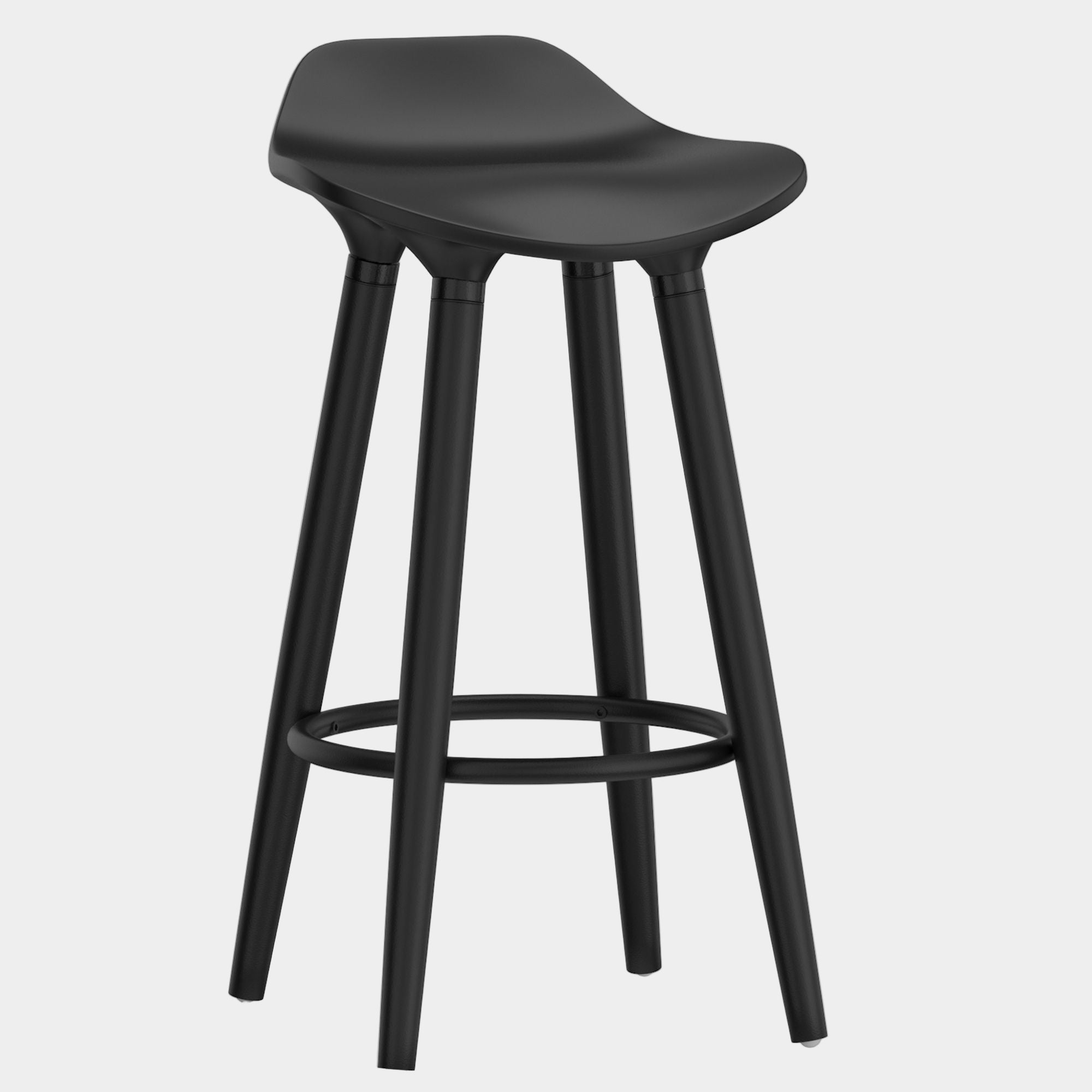Trex 26" Counter Stool, set of 2, in Black