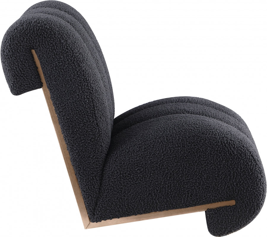 Swoon Faux Sheepskin Upholstered Accent Chair