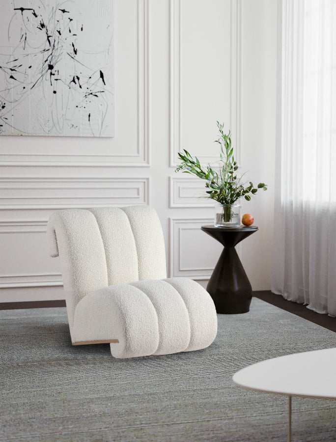 Swoon Faux Sheepskin Upholstered Accent Chair