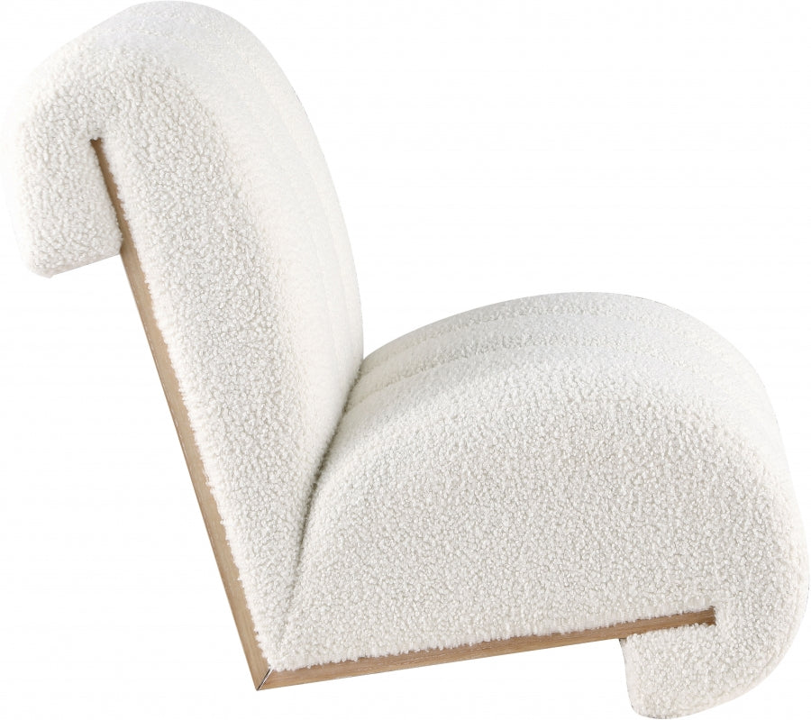 Swoon Faux Sheepskin Upholstered Accent Chair