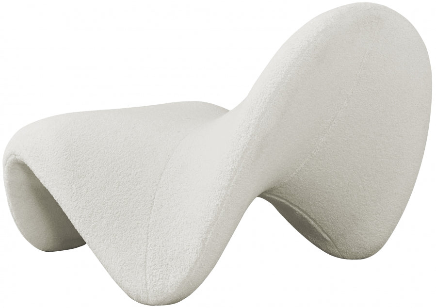 Fauteuil d'appoint rembourré en chenille Vivi