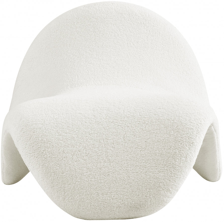 Fauteuil d'appoint rembourré en chenille Vivi