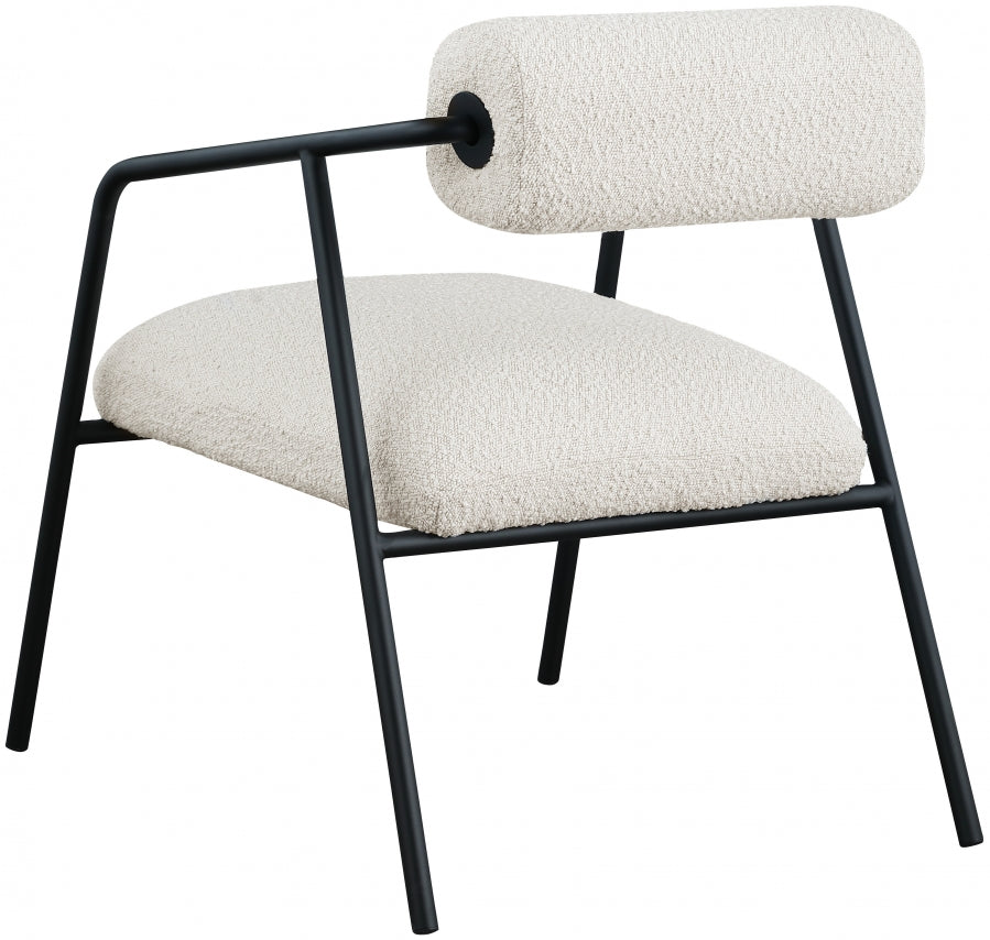 Fauteuil d'appoint rembourré en chenille Vivi