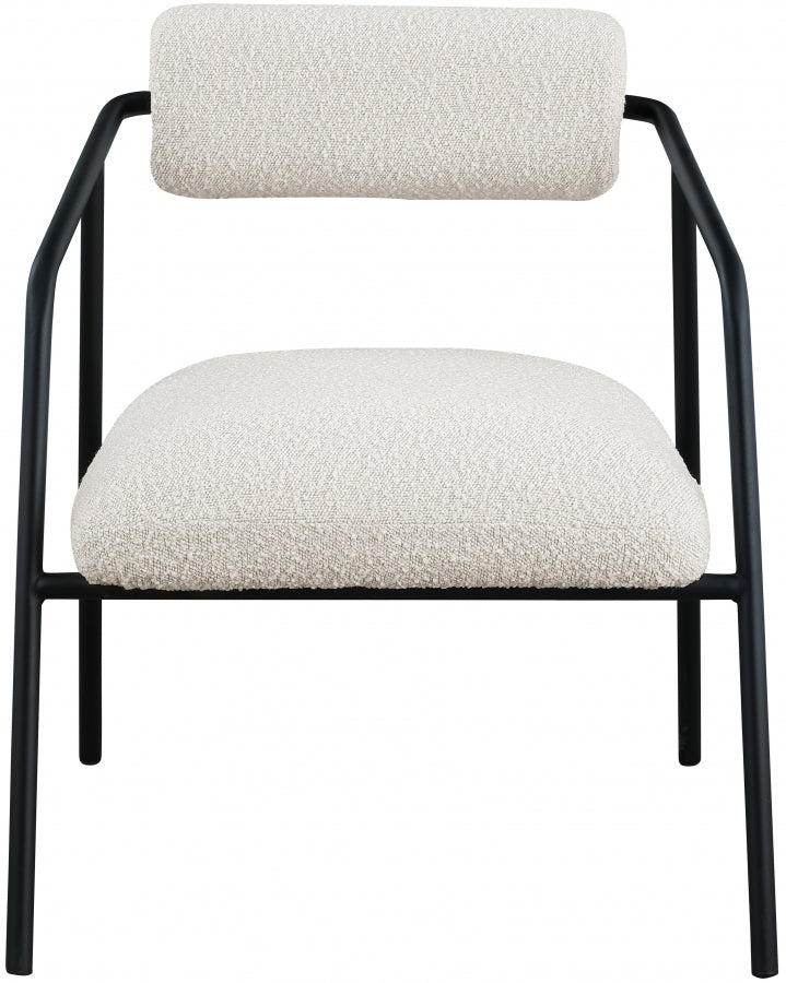 Fauteuil d'appoint rembourré en chenille Vivi