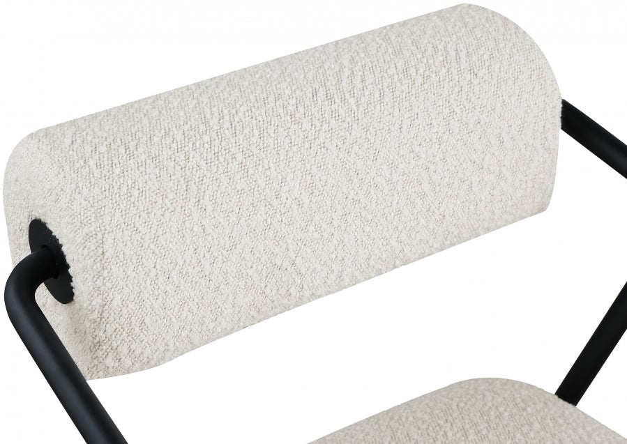 Fauteuil d'appoint rembourré en chenille Vivi