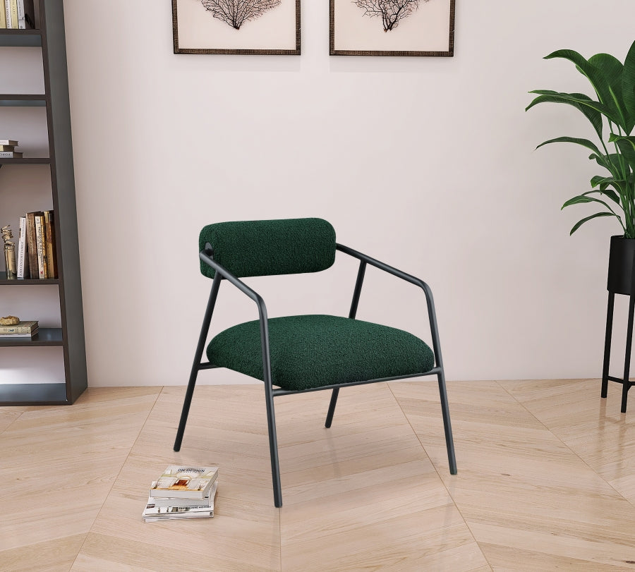 Fauteuil d'appoint rembourré en chenille Vivi