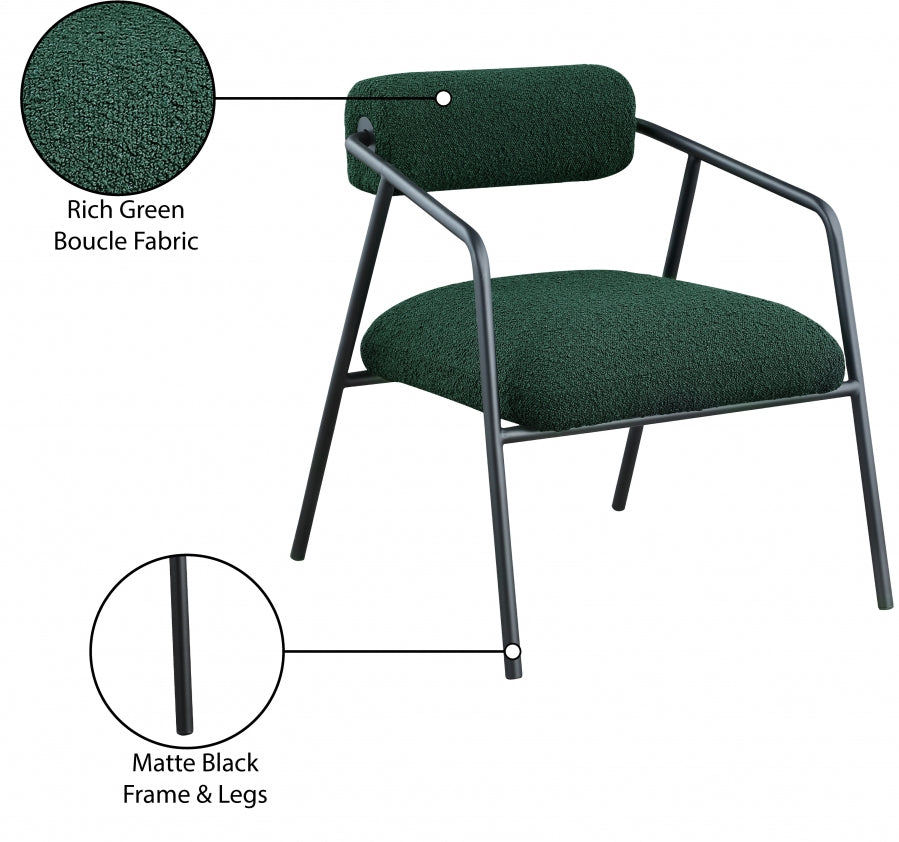 Fauteuil d'appoint rembourré en chenille Vivi