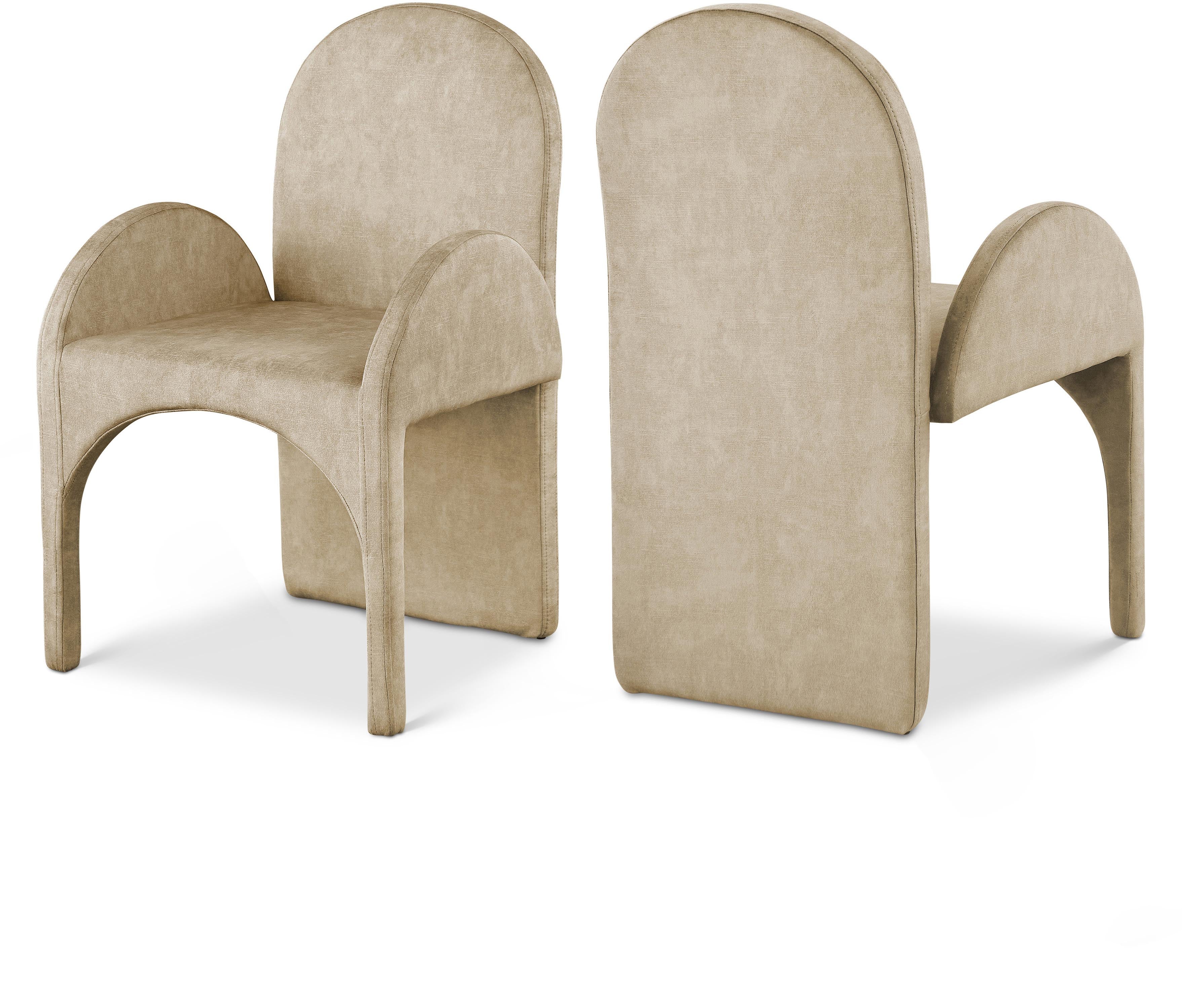 Fauteuil d'appoint rembourré en chenille Vivi
