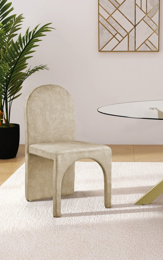 Fauteuil d'appoint rembourré en chenille Vivi