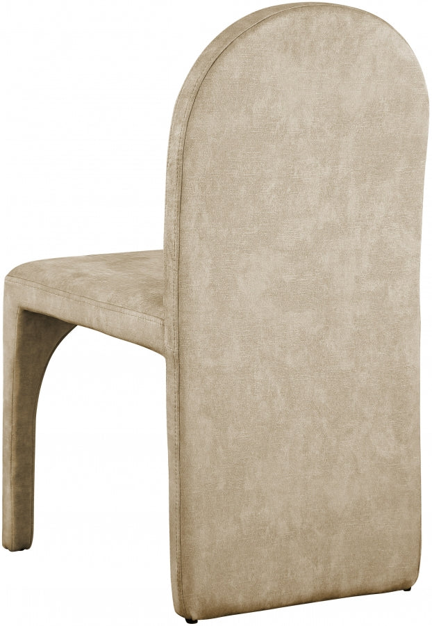 Fauteuil d'appoint rembourré en chenille Vivi