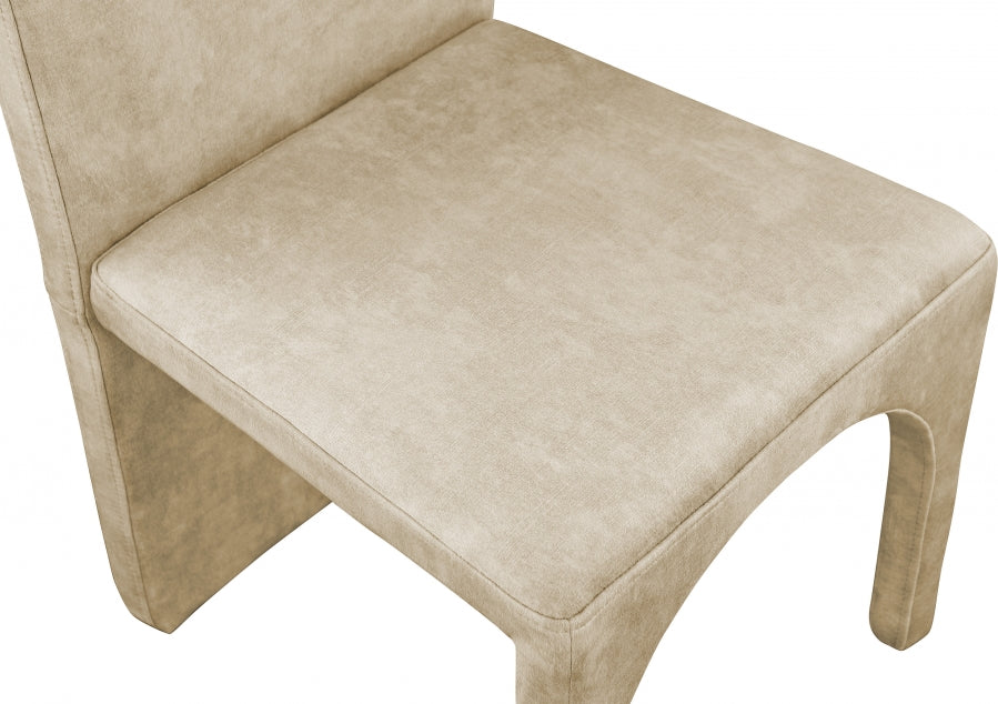 Fauteuil d'appoint rembourré en chenille Vivi