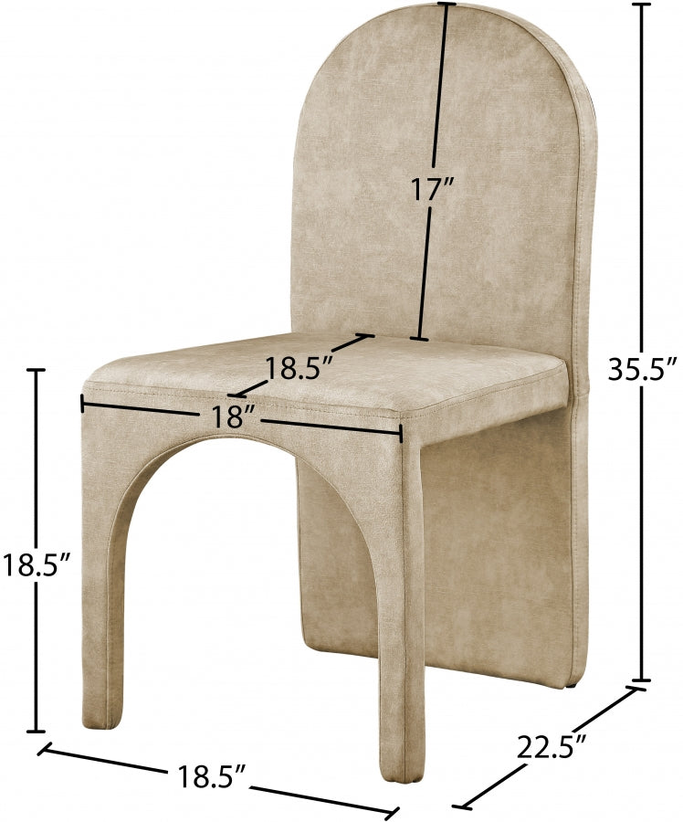 Fauteuil d'appoint rembourré en chenille Vivi