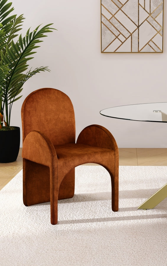 Fauteuil d'appoint rembourré en chenille Vivi
