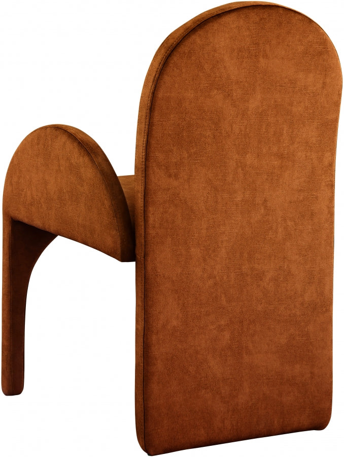 Fauteuil d'appoint rembourré en chenille Vivi