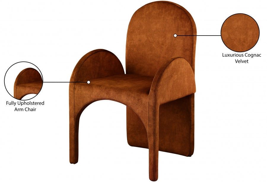 Fauteuil d'appoint rembourré en chenille Vivi