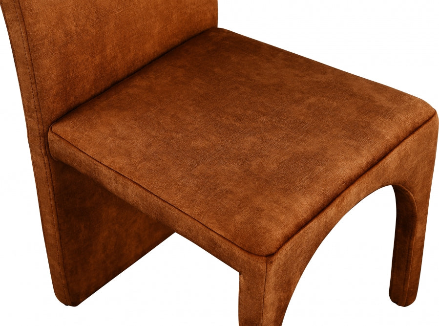 Fauteuil d'appoint rembourré en chenille Vivi