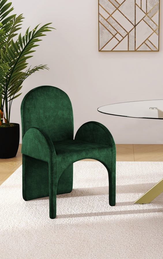Fauteuil d'appoint rembourré en chenille Vivi