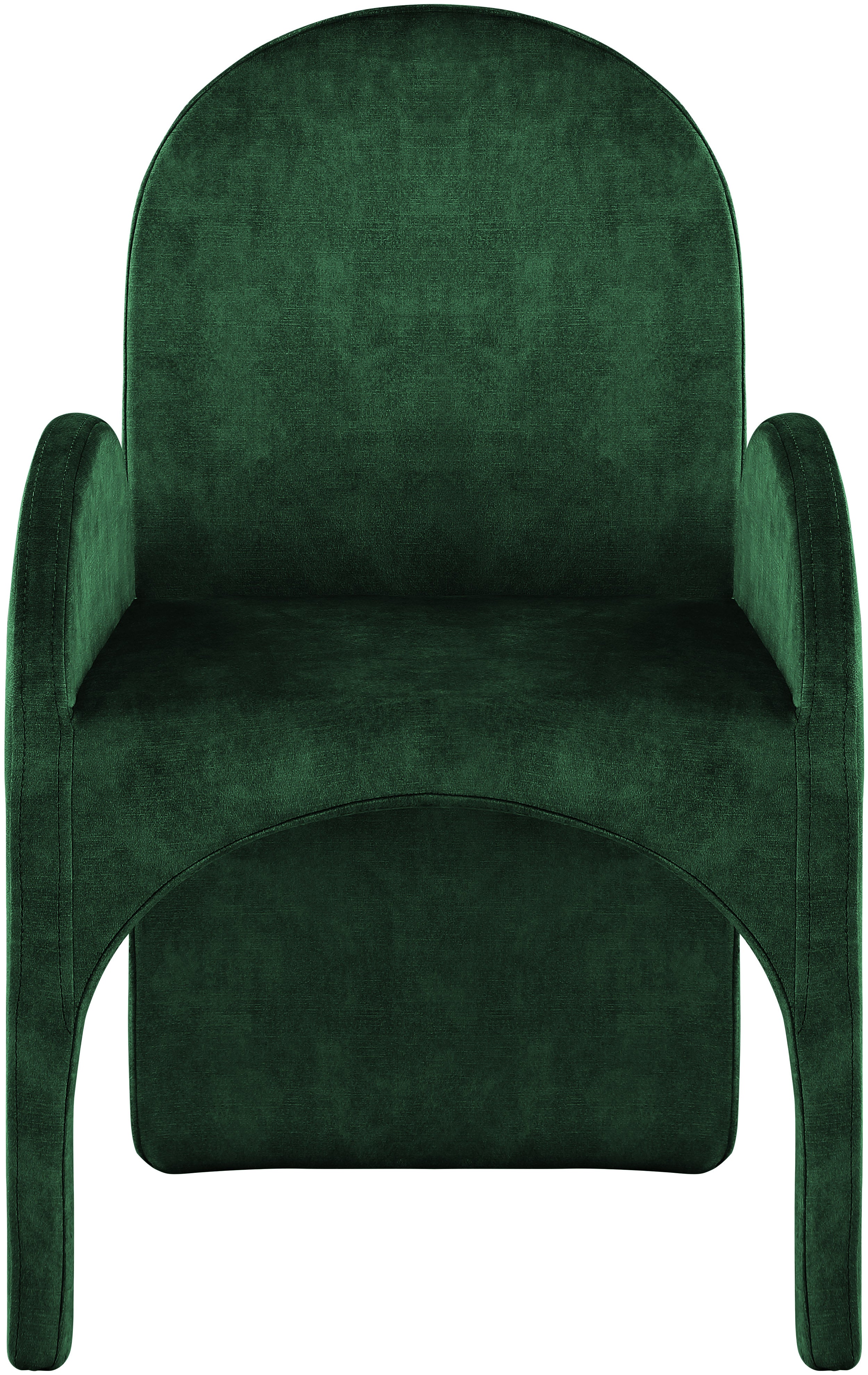 Fauteuil d'appoint rembourré en chenille Vivi
