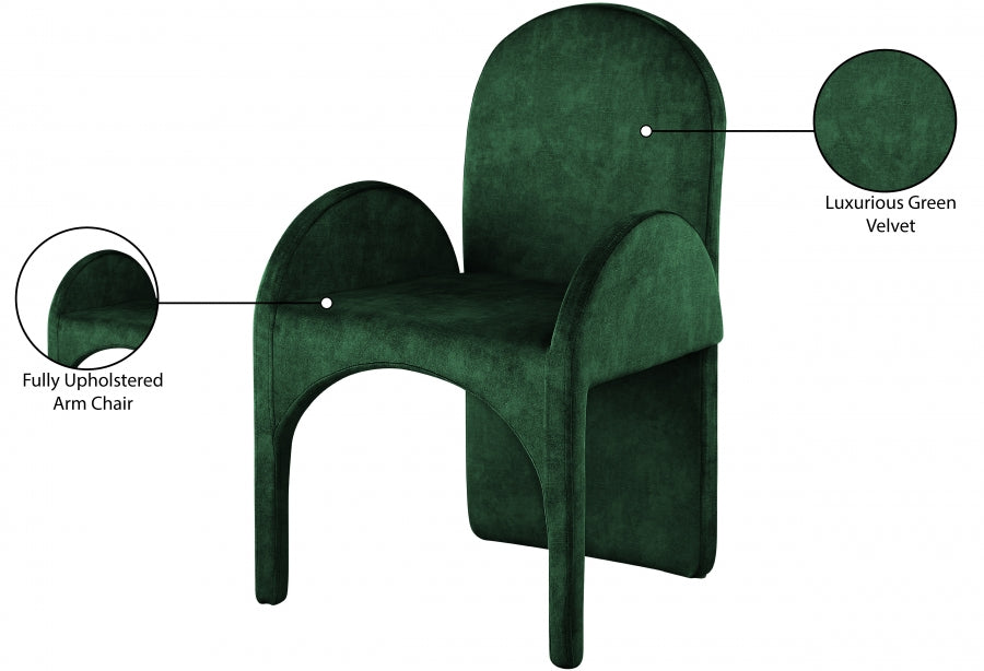 Fauteuil d'appoint rembourré en chenille Vivi