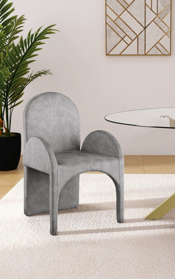Fauteuil d'appoint rembourré en chenille Vivi