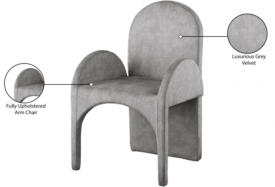 Fauteuil d'appoint rembourré en chenille Vivi