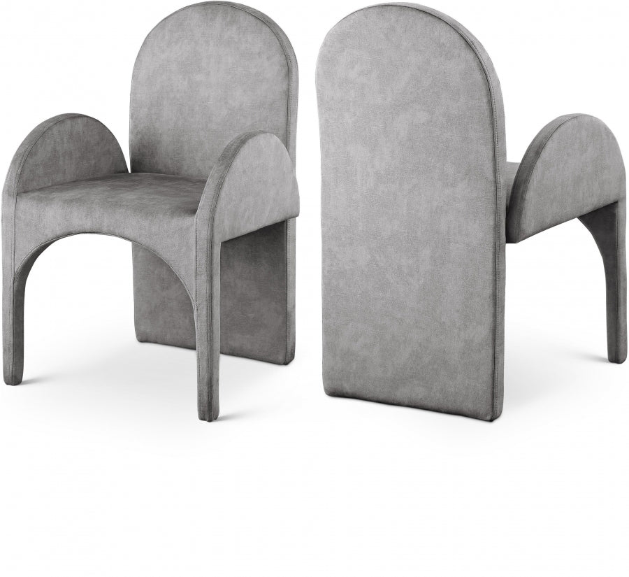 Fauteuil d'appoint rembourré en chenille Vivi