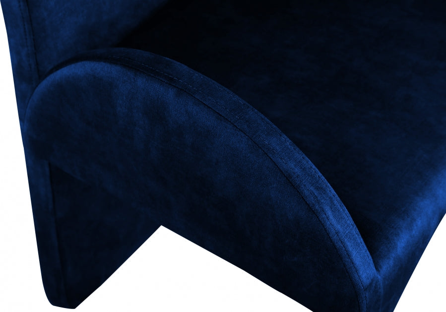 Fauteuil d'appoint rembourré en chenille Vivi