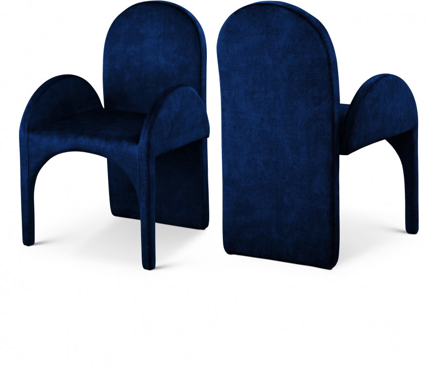 Fauteuil d'appoint rembourré en chenille Vivi