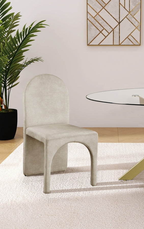Fauteuil d'appoint rembourré en chenille Vivi