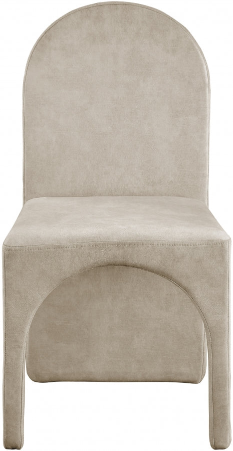 Fauteuil d'appoint rembourré en chenille Vivi