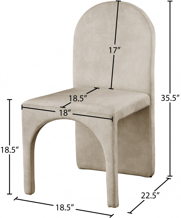 Fauteuil d'appoint rembourré en chenille Vivi