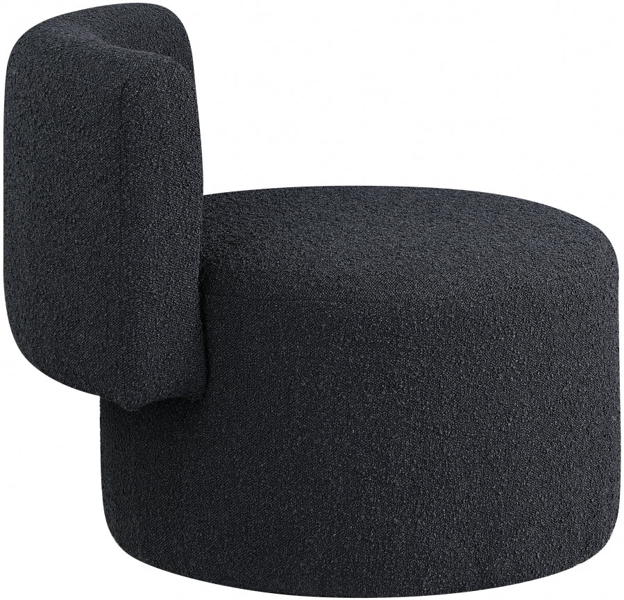 Fauteuil d'appoint rembourré en chenille Vivi