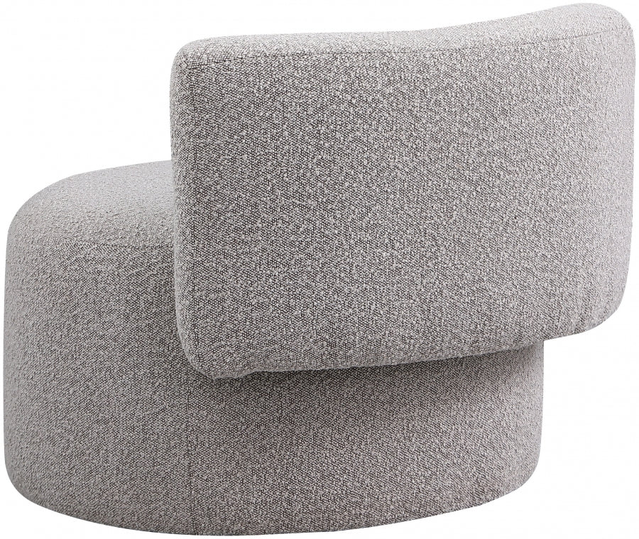 Fauteuil d'appoint rembourré en chenille Vivi