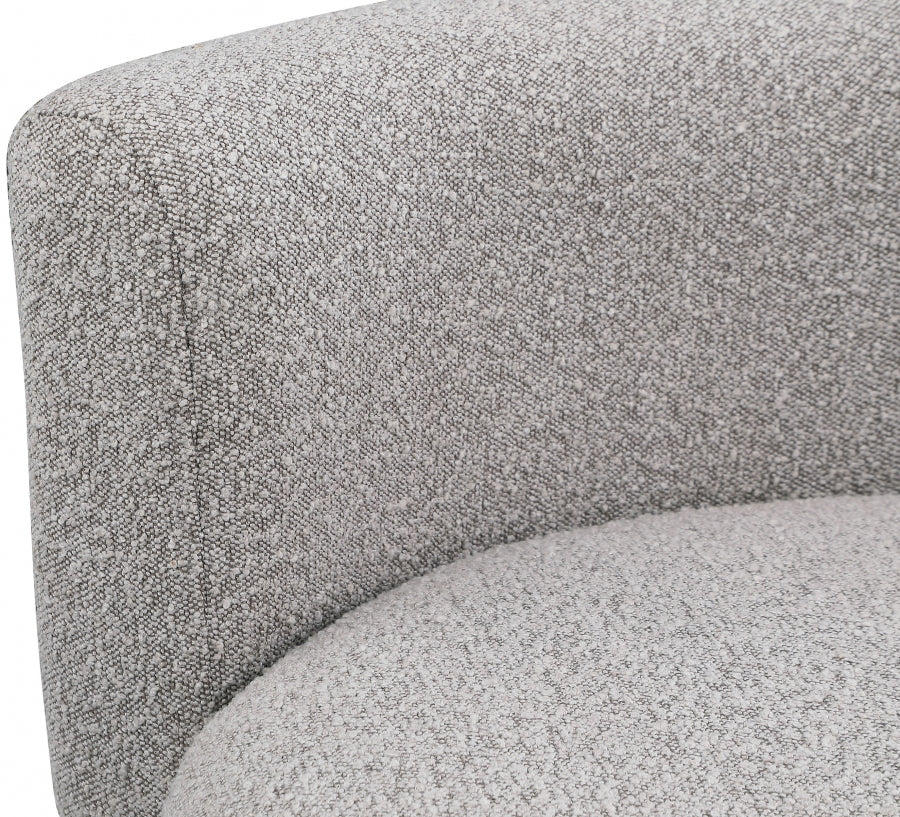 Fauteuil d'appoint rembourré en chenille Vivi