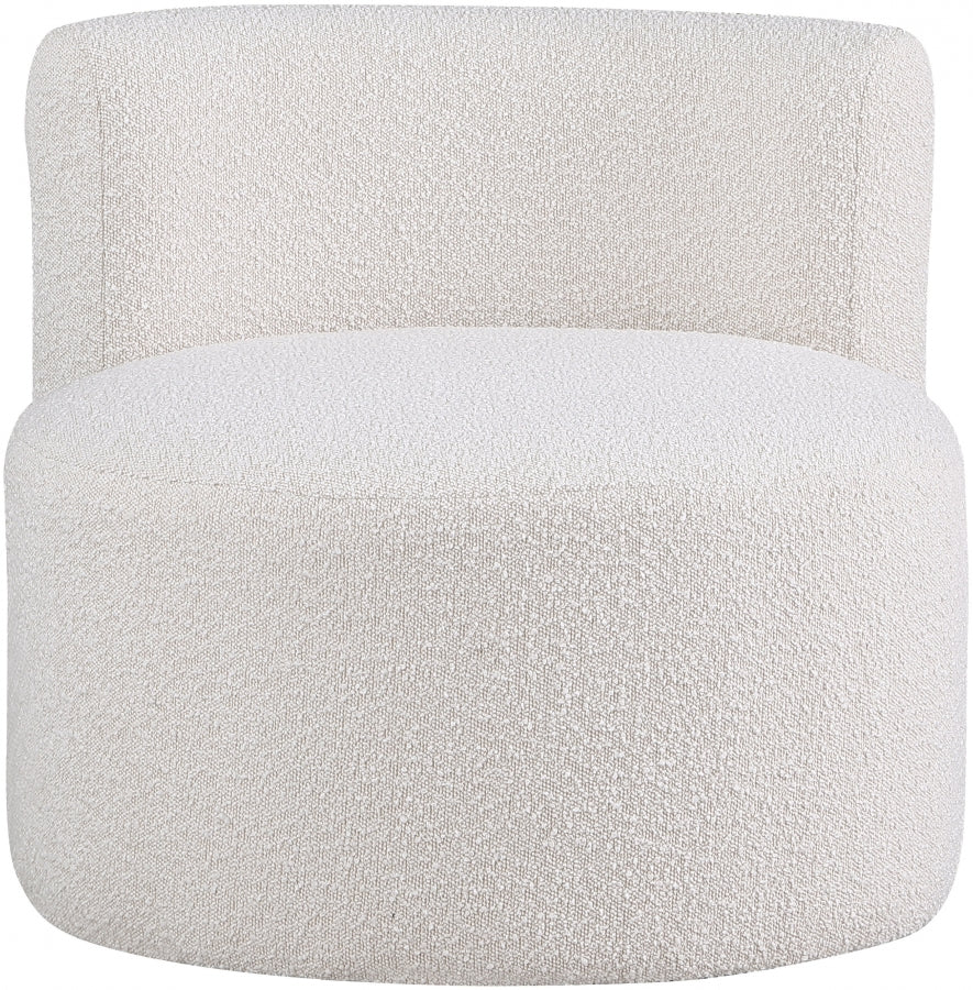 Fauteuil d'appoint rembourré en chenille Vivi